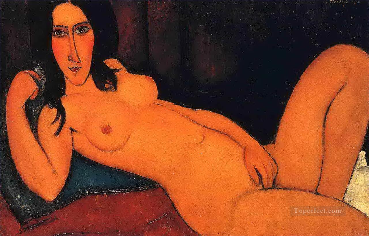 desnudo reclinado 1917 2 Amedeo Modigliani Pintura al óleo